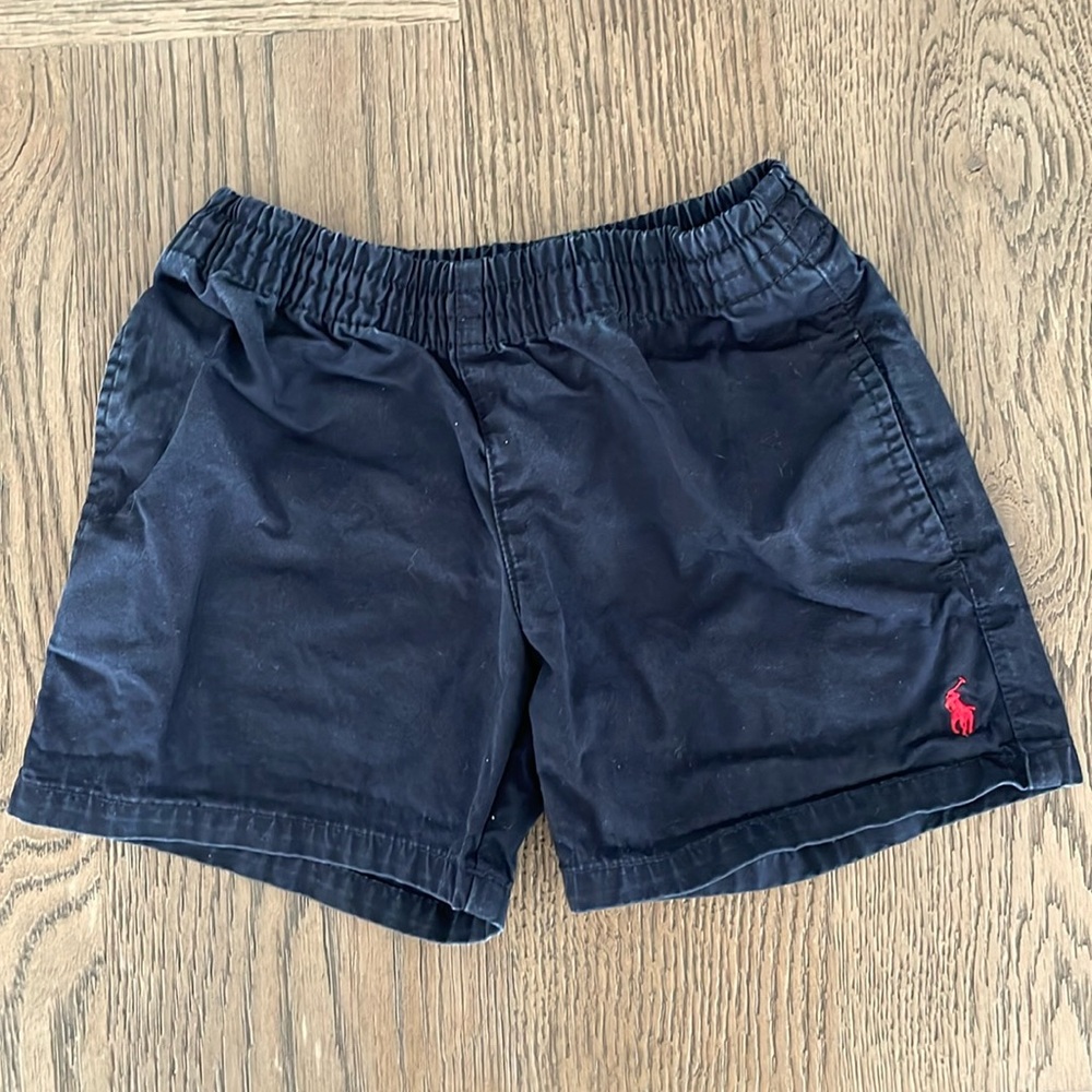 Boys Navy Polo shorts size 3T